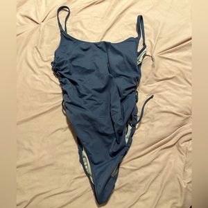 PINK one piece bathing suit